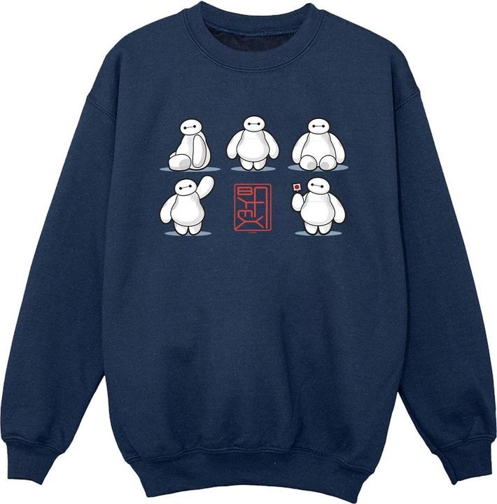 Produktbild Disney Big Hero 6 Baymax Many Poses Sweatshirt Jungen (140, 146)