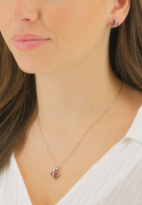 Image du produit Muau Parure de bijoux (Argent 925, Argent rhodié blanc)