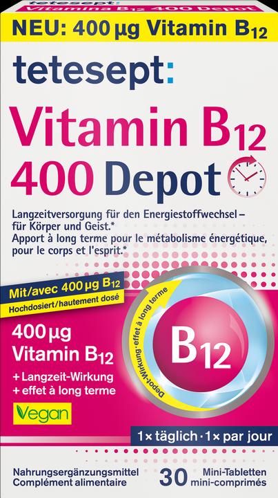 Tetesept Vitamin B12 (30 Piece, Pills, 19 g)