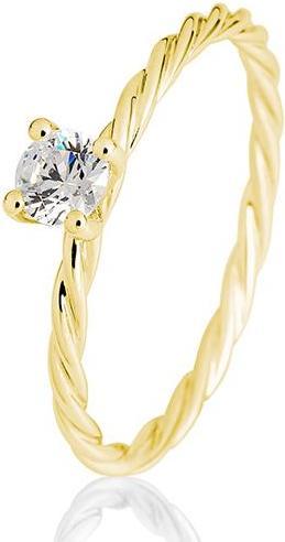 Produktbild Breuning Verlobungsring Kordel (58, 750/18 K Gold)