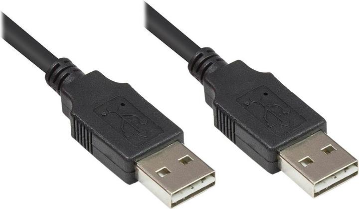 Produktbild Good Connections Anschlusskabel USB 2.0 High-Speed EASY A Stecker an EASY A Stecker, schwarz, 5m, ® (5 m, USB 2.0)