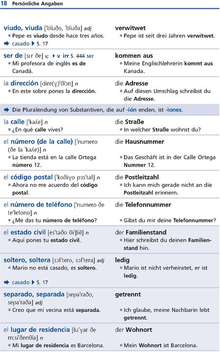 Actual product image Langenscheidt Basic and Advanced Spanish Vocabulary (Spanish, Langenscheidt, 2021)