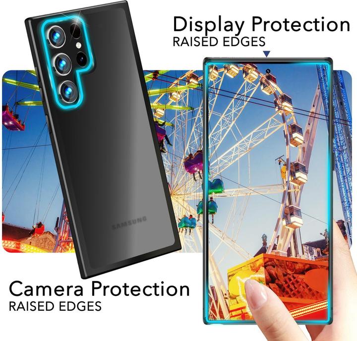 Image du produit Nalia Étui hybride semi-transparent avec cadre de protection (Samsung Galaxy S24 Ultra)