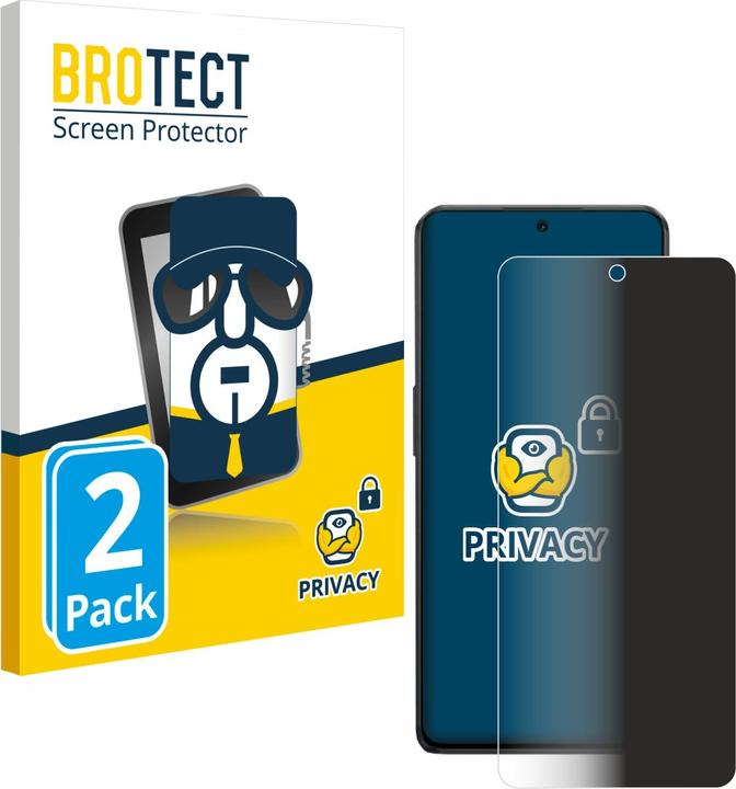 Produktbild BROTECT Sichtschutzfolie Anti-Spy Privacy Folie Blaulicht-Schutz (2 Stück, OnePlus Nord 3)