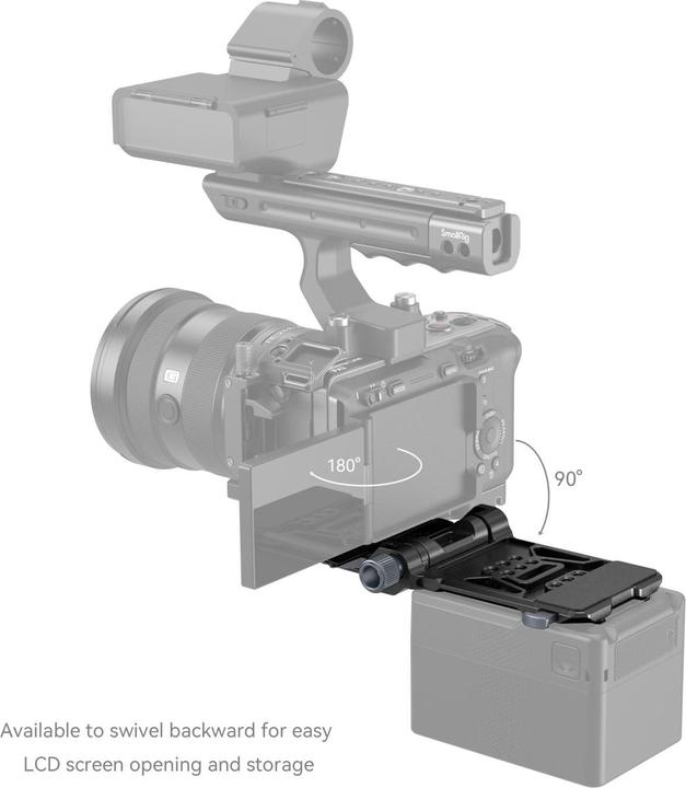 Immagine prodotto SmallRig Sistema di montaggio della batteria compatto con attacco a V 4064 (Accessori video vari)