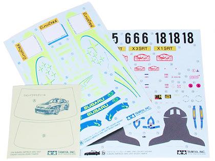 Actual product image Tamiya Subaru Impreza WRC 2001