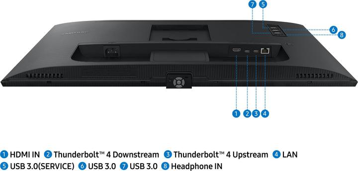 Actual product image Samsung S80TB LED IPS HDR10 Flicker free (3840 x 2160 Pixels, 27")
