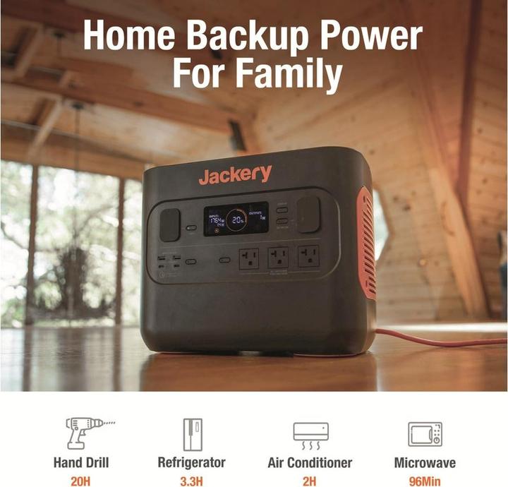 Image du produit Jackery Explorer 2000 Pro (2160 Wh, 19.50 kg)