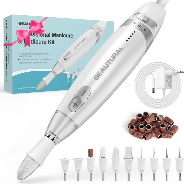 Actual product image Beautural Elektrisches Maniküre/Pediküre-Set
