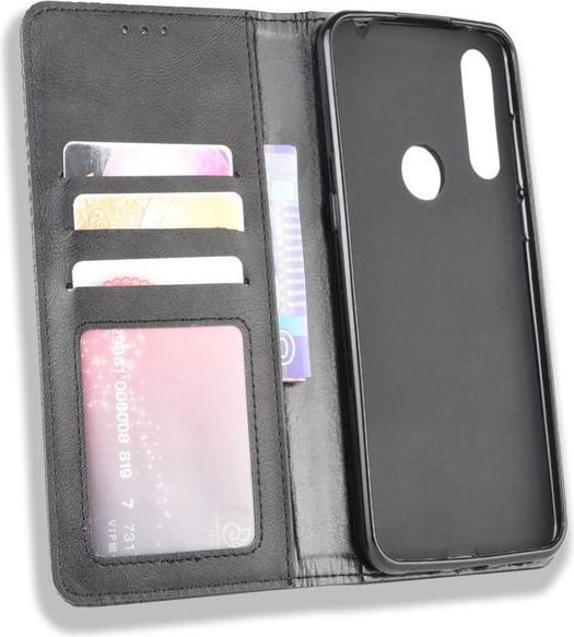 Produktbild MU Classic Retro Leder Bookcover Series (Alcatel 1S (2020), Alcatel 3X (2020))