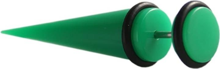 Produktbild Star Piercing Fake Expander grün (ohne Messing, Acryl)
