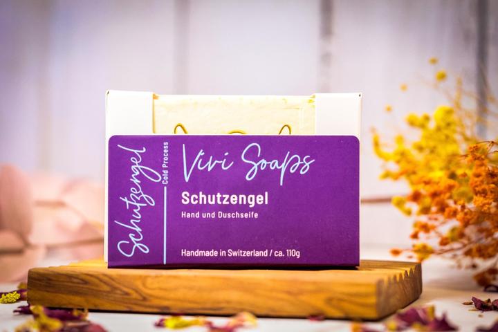 Vivi Soaps Schutzengel Sonnenblumen-Sandelholz Seife (Hartseife)