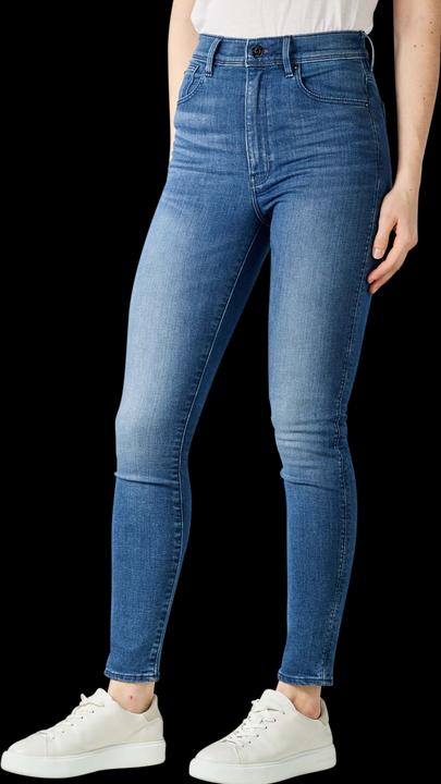 Actual product image G-Star Kafey Jeans Ultra High Skinny faded neptune blue (W24/L32)