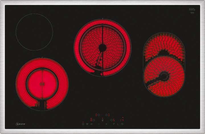 Actual product image Neff Oven set, built-in, B2CCG6AK3 + T18SDH9L0, oven, electric hob, BX48PB0