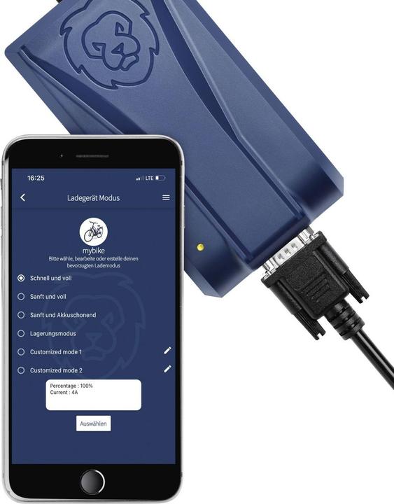 Produktbild Lion Reiseladegerät one4all für E-Bike und E-Scooter 36 V (900 Wh, E-Bike Ladegerät)