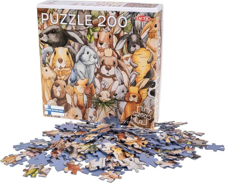 Produktbild Tactic Puzzle Hasen, 200 Teile. (200 Teile)