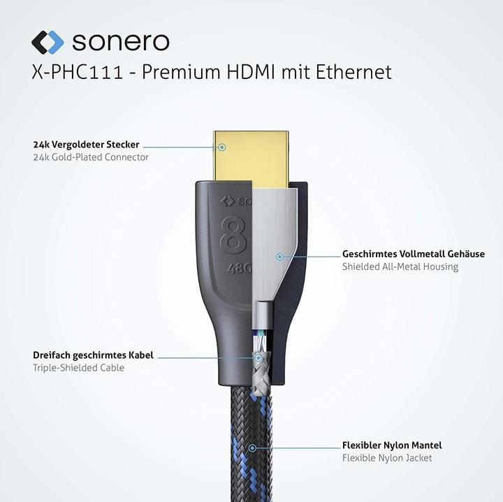 Productafbeelding Sonero HDMI (Type A) - HDMI (Type A) (3 m, HDMI)