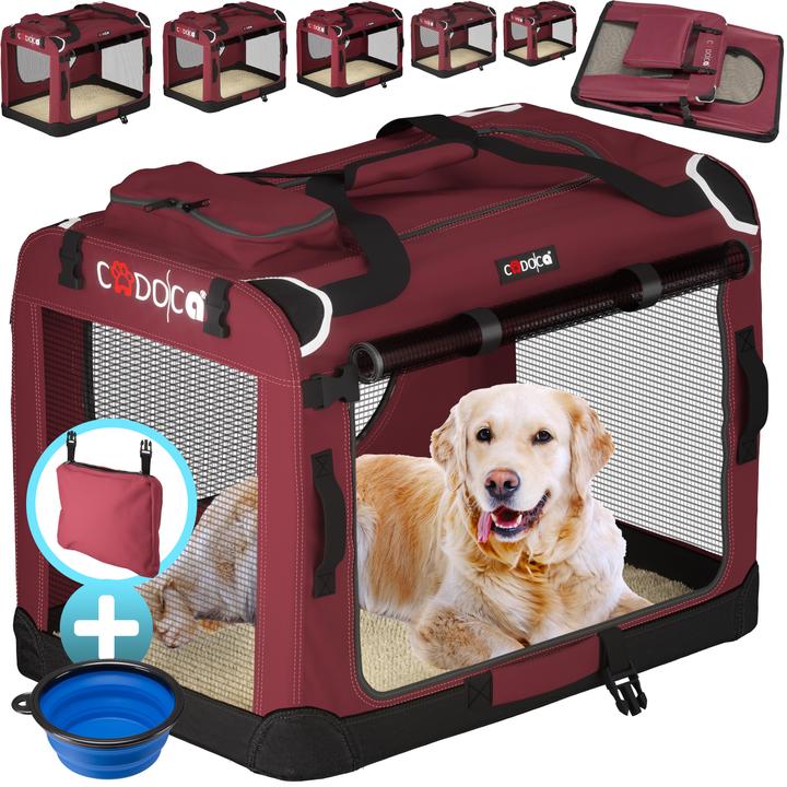 Immagine prodotto Cadoca Trasportino per Animali S/M/L/XL/XXL (Cane, Chiudibile a chiave, Traspirante)
