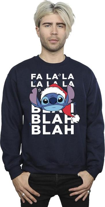 Immagine prodotto Disney Lilo And Stitch Christmas Blah Blah Blah Felpa Uomo (L)