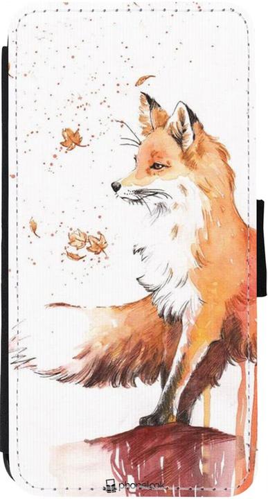 Produktbild PhoneLook Hülle Wallet schwarz Autumn 21 Fox (Apple iPhone 12)