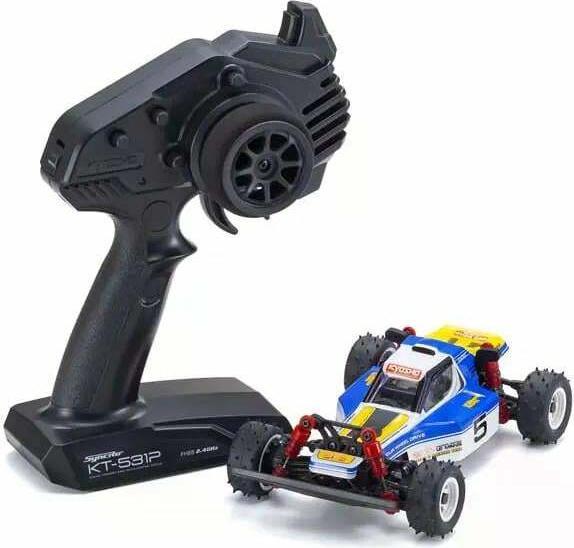 Immagine prodotto Kyosho Buggy Mini-Z Optima 4WD Blu, ARTR, 1:27 (RTR pronto all'uso)