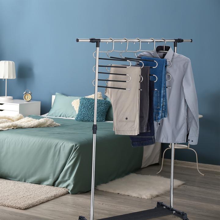 Immagine prodotto Relaxdays 4x appendini multipli per pantaloni (1 x)