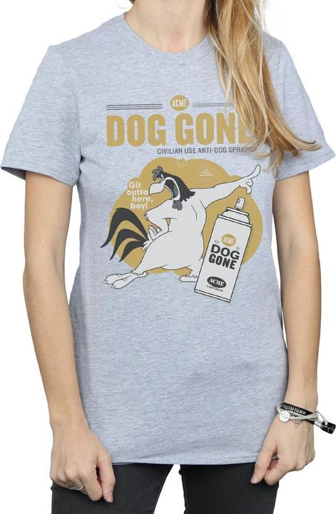Actual product image Looney Tunes Womens/Ladies Dog Gone Foghorn Leghorn Cotton Boyfriend T-Shirt (L)