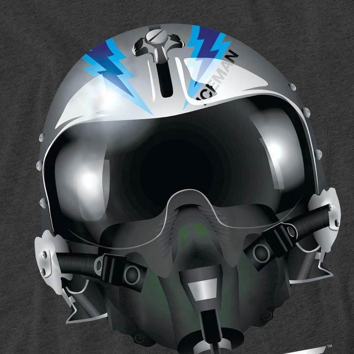 Actual product image Top Gun Unisex Adult Iceman Helmet T-Shirt (3XL)