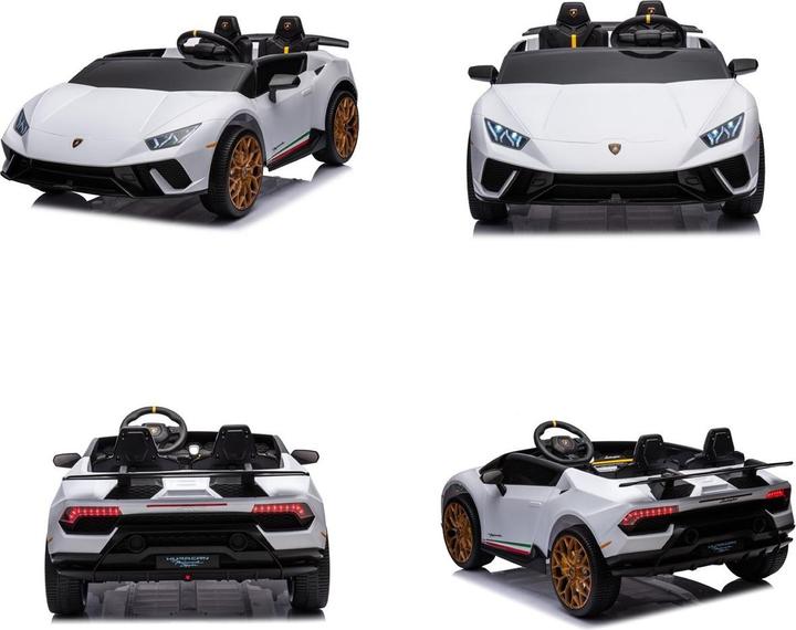 Image du produit Es-toys Véhicule pour enfants - Voiture électrique "Lamborghini Huracan Spider 2 places" - Sous licence - 4 (12 V)
