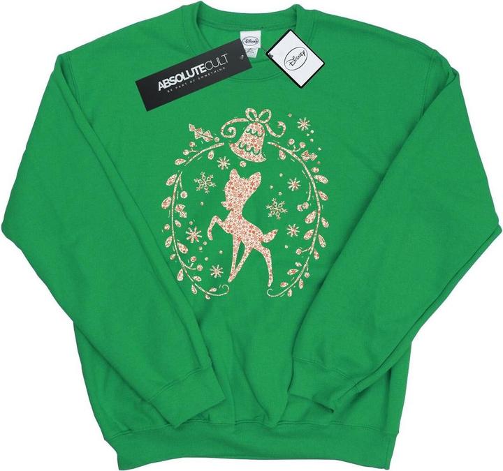 Immagine prodotto Disney Bambi Christmas Wreath Felpa Uomo (L)