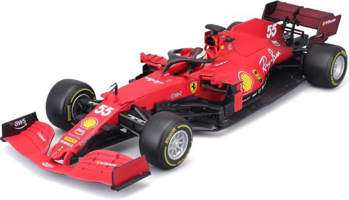 Immagine prodotto Bburago Ferrari F1 2021 #55 Sainz 1/18