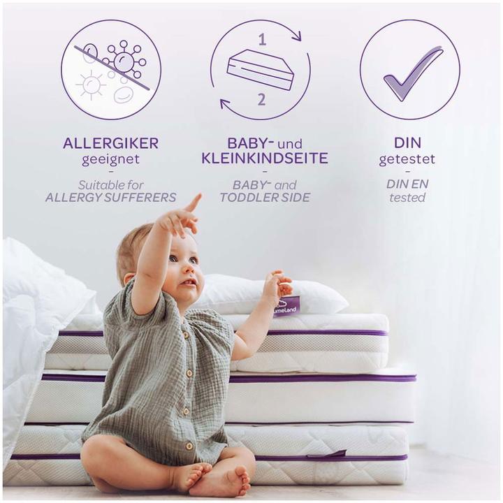 Actual product image Träumeland Baby mattress breeze (60 x 120 cm)