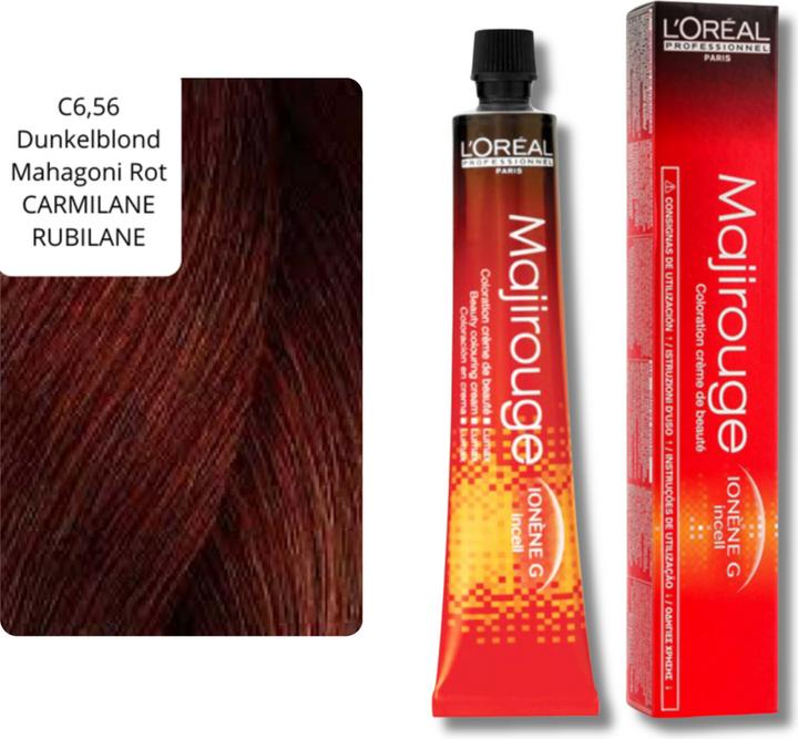 Produktbild L'Oréal Professionnel Majirel (6.56 Dunkelblond Mahagoni Rot)