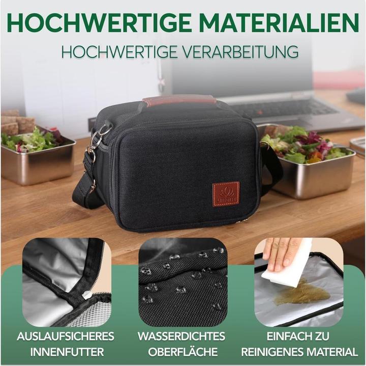 Actual product image Umami Lunch bag insulated black