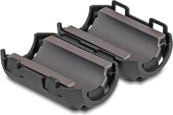 Image du produit Delock Noyau de ferrite / anneau de ferrite pour câble rond 13 mm 2 pièces s