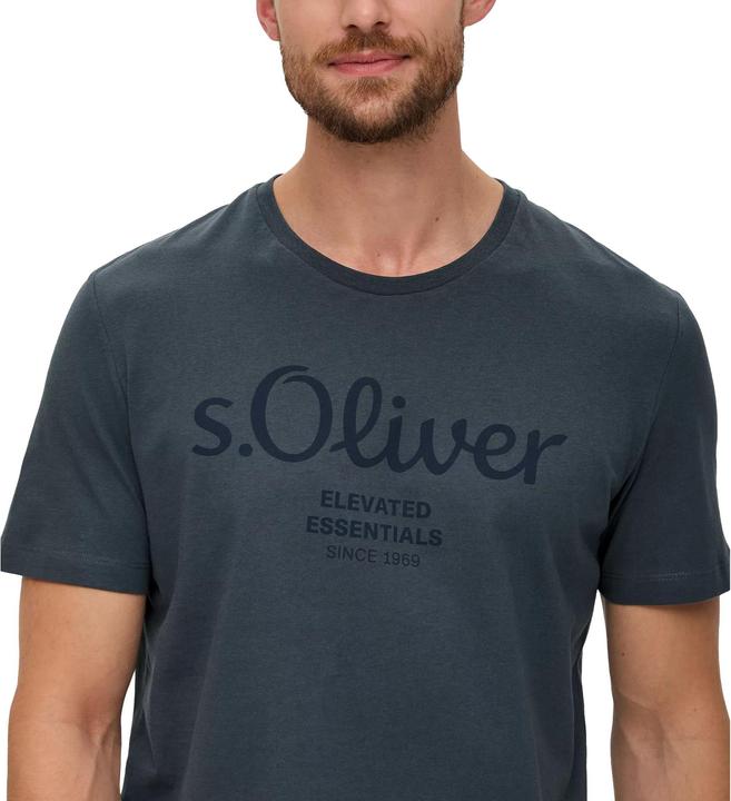 Actual product image S.Oliver T-Shirt Casual Bequem sitzend Logo T-Shirt (XXL)