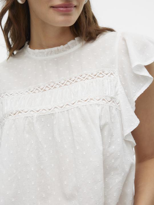 Actual product image Vero Moda Vmtrine Sl Lace Top Wvn Ga Noos (S)