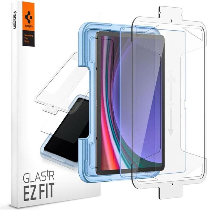 Image du produit Spigen Glas.TR Sam Tab S9+ Plus 12.4" X810/X816B "EZ FIT" szkło hartowane AGL06999 (1 pièce(s), Galaxy Tab S9 Plus)