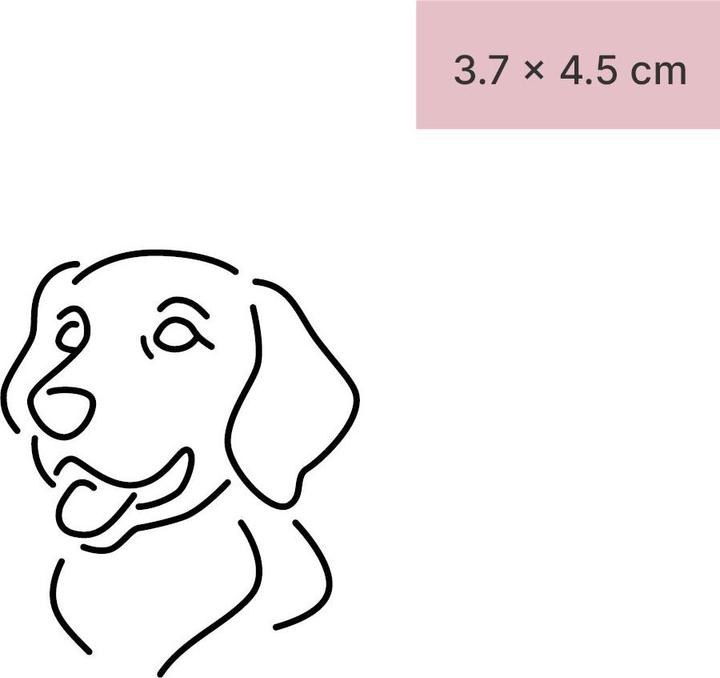 Produktbild minink Temporäres Tattoo – Hund: Labrador