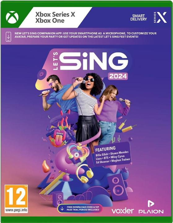 Actual product image Ravenscourt Let's Sing 2024 International Version (Xbox Series X, Xbox One S, DE)