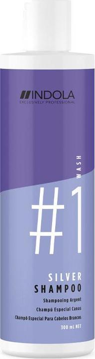Actual product image Indola INNOVA Wash & Care - Silver Shampoo (300 ml, Liquid shampoo)