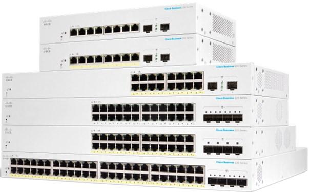 Image du produit Cisco Switch CBS220-16T-2G 18 Port (18 Ports)