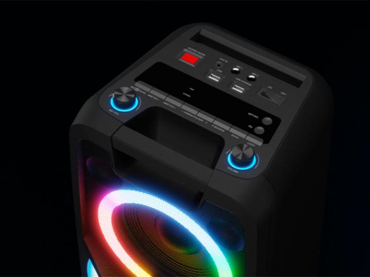 Produktbild Medion MD 44468 Partylautsprecher schwarz (15 h, Netzbetrieb, Akkubetrieb)