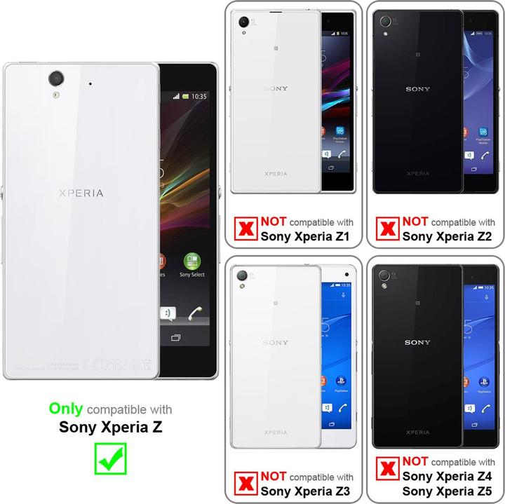 Productafbeelding Cadorabo Boek Jeans Optiek Cover (Xperia Z)
