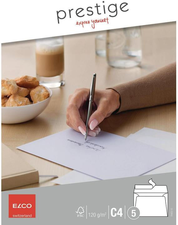 Actual product image Elco Prestige envelope, without window (C4, 5 x)