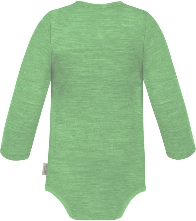 Actual product image Normani 3-pack baby merino long sleeve wrap bodysuit for boy and girl - 9355 (50)