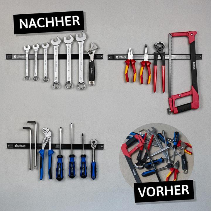 Actual product image Dönges Magnet Werkzeugleiste 45cm 6 Stück