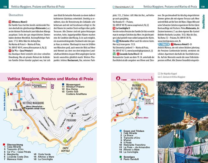 Produktbild Reiseführer Cilento und Amalfiküste (Deutsch, Peter Amann, 2024)
