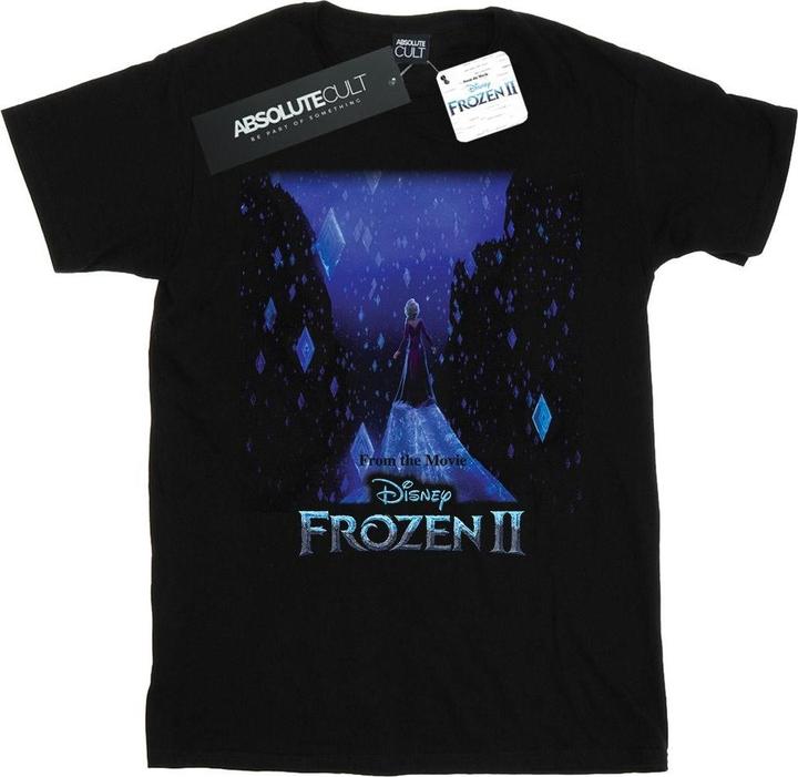 Actual product image Disney Mens Frozen 2 Elsa Diamond Elements T-Shirt (5XL)