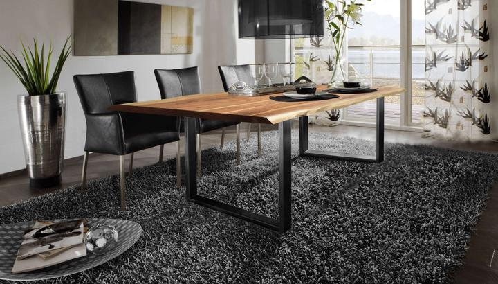 Produktbild SIT Möbel Massivholztisch Ux3.6 Akazie natur-antikschwarz (200 x 76 x 100 cm)